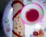 A picture of step 6 of Cheesy vegetable roti roll.