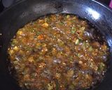 A picture of step 2 of Kurmuri bhindi chaat.