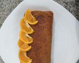 A picture of step 9 of Banana Orange Cake.