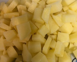 Foto del paso 2 de la receta: Salchichas con sanfaina y patatas