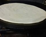 A picture of step 5 of Aalu Ka Paratha with Tamater ki chatni.