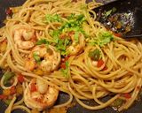 รูปขั้นตอนการทำที่ 4 ของ สปาเก็ตตี้ผัดพริกไทยดำกุ้งสด