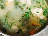 Foto del paso 7 de la receta Sopa de quinoa con costilla de cordero y espinacas