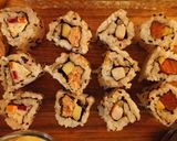 Une image de l'étape 11 de Sushis (Maki - California) Truite-Avocat.