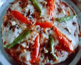 A picture of step 5 of Healthy tasty homemade wheat flour Tawa pizza.