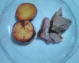 Foto del paso 9 de la receta: Pierna de cordero mechada con papas rústica al horno