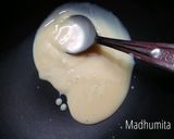 A picture of step 2 of Custard, Chocolate emoji.