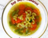 Foto langkah ke 3 dari resep Sop Sayur Makaroni.