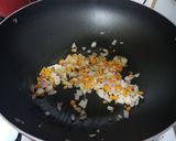 A picture of step 3 of Fried Quinoa with tuna.