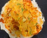 A picture of step 10 of Masala dosa.