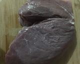 Foto del paso 1 de la receta: Cerdo horneado con champiñones
