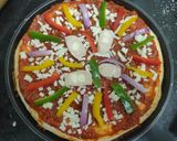 চিকেন সসেজ পিৎজা(Chicken Sausage Pizza recipe in Bengali) রেসিপি ধাপ - 3 ছবি