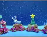 ক্রিসমাস ক্যুকিজ ট্রেন (christmas cookies train recipe in Bengali) রেসিপি ধাপ - 14 ছবি