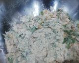 A picture of step 5 of Kurkuri cauliflower fritters.