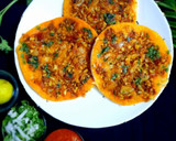 A picture of step 7 of Madurai muttai kari dosa / Madurai egg keema dosa.