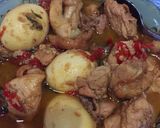 Foto langkah ke 8 dari resep Semur ayam kuah pedas manis.