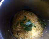 A picture of step 1 of Venpongal.