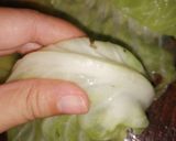 รูปขั้นตอนการทำที่ 5 ของ กะหล่ำปลียัดไส้อกไก่สับ(สูตร​คลีน)