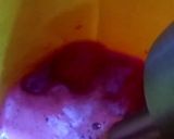 A picture of step 2 of Energy PBC (pomegranate, beetroot, carrot) juice.