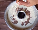 Foto langkah ke 7 dari resep Marmer cake ekonomis (metode all in one).