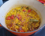 Foto del paso 4 de la receta: Arroz caldoso de verduras con caldo de sobras de pavo asado