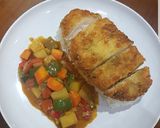Foto langkah ke 8 dari resep Chicken Katsu with Curry.