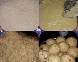 A picture of step 2 of Sesame and mawa laddu.