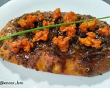 Foto del paso 6 de la receta: Focaccia con cebolla caramelizada y chistorra