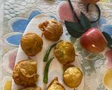 Sponge Gourd Millet Fritters recipe step 4 photo