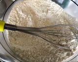 A picture of step 1 of Fluffy No-Yeast Rolls.