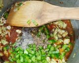 A picture of step 7 of Chicken Pasta.