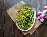 Foto langkah ke 4 dari resep Tumis Bunga Pepaya.