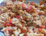 A picture of step 9 of Tomato Scrambled Eggs #Ramadhancontest.