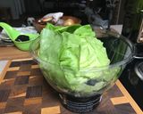A picture of step 3 of Lettuce Wraps.