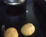 A picture of step 1 of Hare chole ki sabji.
