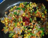 A picture of step 4 of Quick Mexican fried rice.