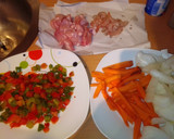 Foto del paso 1 de la receta: Fideos orientales tres delicias