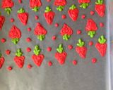 A picture of step 4 of Three layer Strawberry 🍓 Swiss roll.
