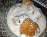 A picture of step 3 of Dahi phulki.