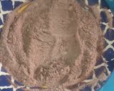 A picture of step 1 of Ragi Chocolate Cake.