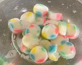 A picture of step 4 of Mochi Dumplings in Ginger Syrup.