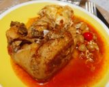 Une image de l'étape 6 de Poulet aux oeufs en sauce rouge 🍴.