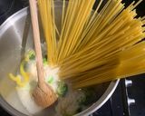 A picture of step 3 of Linguine-ish (vegan).