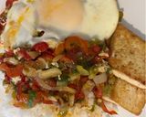 Foto langkah ke 5 dari resep Paprika Sunny Side Up (Omelette)🍳/Telur Ceplok Paprika.