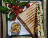 A picture of step 5 of The cheat day sandwich.