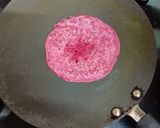 A picture of step 4 of Beetroot Thepla.