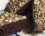 A picture of step 1 of Eggless chocolate cake.