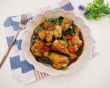 A picture of step 6 of Quick and Easy Three Cup Chicken Drumettes – Perfect with Rice!.