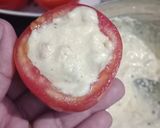 A picture of step 4 of Healthy Savory Tomato Cups.
