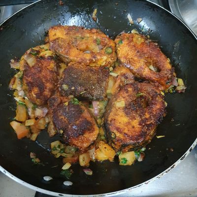 Rui fish curry Bengali traditional recipe